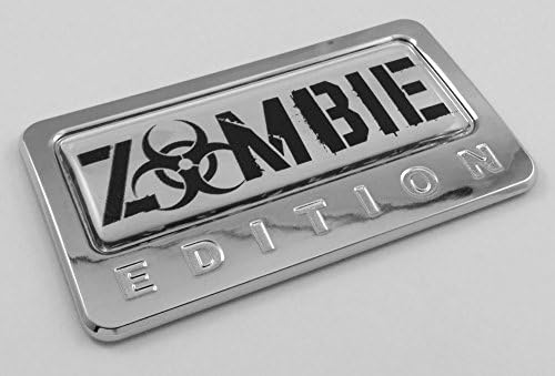 מהדורת זומבי סמל כרום עם מכונית מדבקות מכונית מכונית אוטונל אופנוע אופניים CBEDI-Zombie
