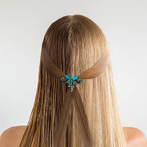 סגסוגת סגסוגת עיצוב וינטג 'קליפ אביזרים מתכת שיער בנות שיער פאנק חמוד לנשים פרפרים חלולים מאוד מהווים מתנות לאישה