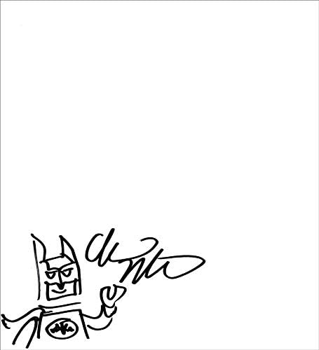 כריסטופר מילר - חתימת הסרט של לגו באטמן חתמה על 8.5x11 סקיצה