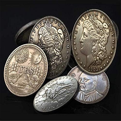1881 אוסף מטבעות זיכרון של פיראטים אוסף תלת מימד עתיק עתיק מורגן מטבע מטבע עותק לקישוט הבית מתנה לשנה החדשה