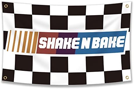 Shake N Bake Flag 3x5 רגל דגל פוסטר מצחיק דגל קיר מערה עמיד עם 4 לריזות פליז זה דגל באנר מבדר יפהפה לעיצוב חדר מעונות במכללות, חיצוני,
