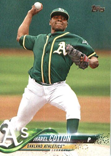 2018 Topps 106 Jharel Cotton Oakland Athletic