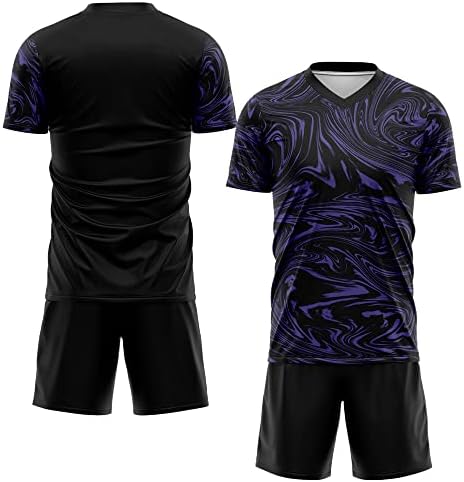 חולצות טריקו של כדורגל כדורגל בהתאמה אישית של כדורגל עם חולצות כדורגל בהתאמה אישית עם לוגו מספר שם הקבוצה