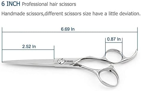מספריים שיער בגודל 6 אינץ 'מספריים חיתוך שיער מספריים מספריים מספריים מספריים ומספריים דלילים בגודל 5.5 אינץ'.