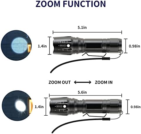 פנס קוסואוס UV, 2 ב 1 395 ננומטר LED פנס עם אור שחור אור שחור אור לבן, 4 מצבי אור וגלאי שתן PET אטום למים לכתמי שתן, פשפשי מיטה ועקרבים.