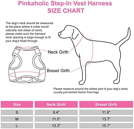ניו יורק פינקאהולית אנאבל אפוד מדרגה רתמת כלבים ללא חנק ללא אילוף הליכה לכלב קטן - סגול - S