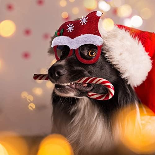 12 יחידות משקפי חג המולד נוצצות מסגרות יכולות לשמש כמשקפי מסיבת חג המולד קישוטי חג המולד טובות למסיבות חג המולד - ואירועים אחרים טובות