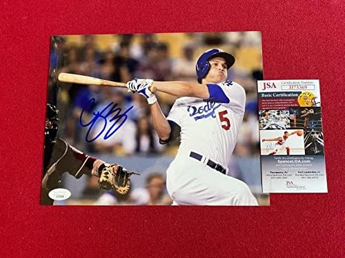 Corey Seager, חתימה 8x10 Photo Dodgers - תמונות MLB עם חתימה