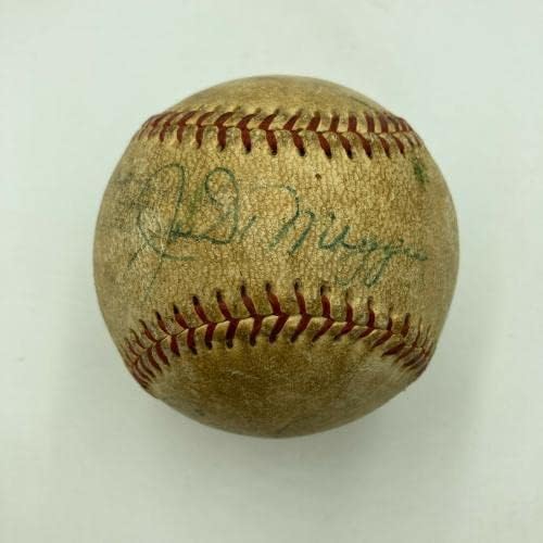 ג'ו דימג'יו ואלסטון האוורד חתמו על משחק הליגה האמריקני של שנות החמישים בייסבול JSA - כדורי חתימה