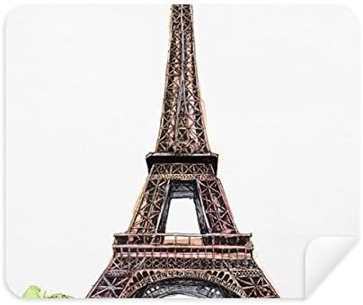 פריז אייפל מגדל בצרפת ניקוי בד מסך מנקה 2 יחידות זמש בד