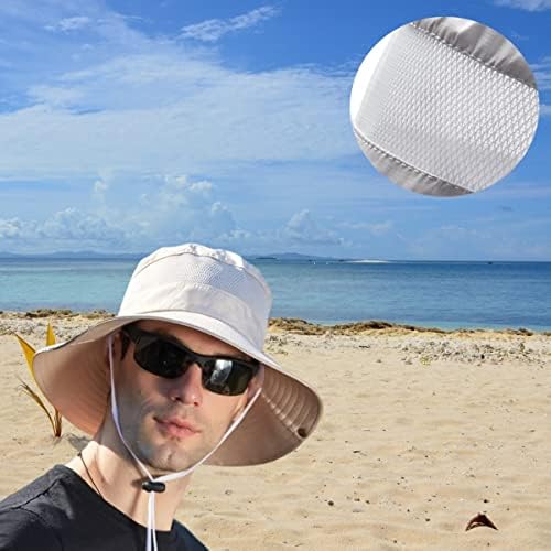 Jtjfit 2 חתיכות בגברים כובע דיג דלי כובע שמש כובע טיולים עם הגנה על UV לקמפינג גינון בחוף