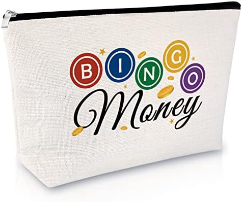 בינגו משחק מאהב מתנה בינגו כסף איפור תיק קזינו אוהבי מתנה לנשים קוסמטי תיק בינגו נגן מתנת קזינו הימורים מתנה בינגו מאהב מתנת יום הולדת