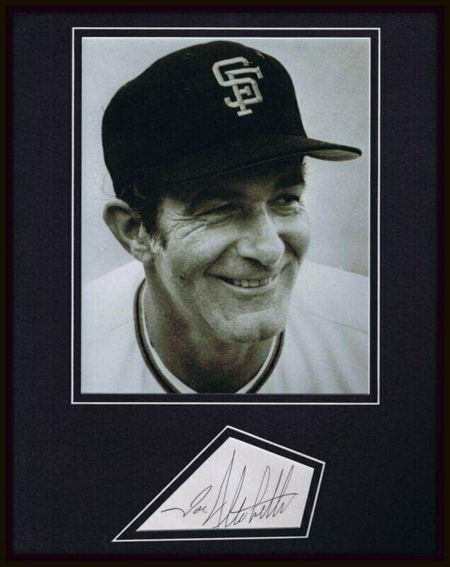 ג'ו אלטובלי חתום מסגר 11x14 תצוגת צילום JSA ענקים - תמונות MLB עם חתימה
