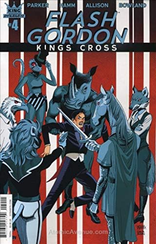 פלאש גורדון: קינגס קרוס 4א וי-אף / נ. מ.; ספר קומיקס דינמיט