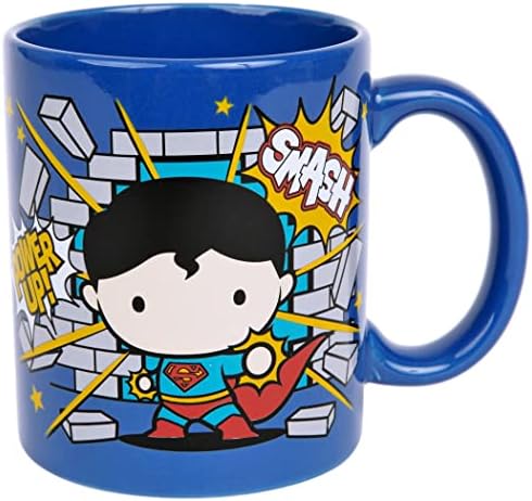 Superman DC Comics Chibi דמות וסמל 11oz קרמיקה