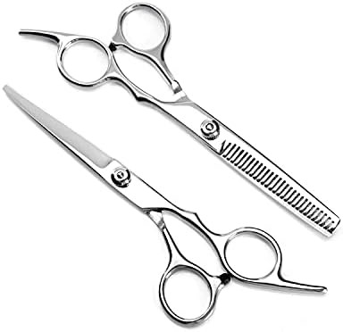 ערכות מספריים לחיתוך שיער של ASJD, סט מספריים חיתוך שיער מקצועי, לגברים נשים סלון בית חיתוך שיער, 6 אינץ '