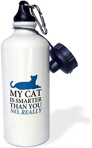 תמונת 3 של מילים החתול שלי חכם יותר מכפי שאתה לא באמת - בקבוקי מים