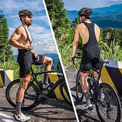 מכנסי רכיבה על אופניים של גברים קסנטיים מכנסיים קצרים מחזור ללבוש טייץ '4D מרופד אופניים מכנסי אופניים קצרים