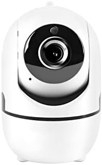 מצלמת אבטחה ביתית WiFi, מצלמת WiFi מקורה 360 מעלות עם ראיית לילה אינפרא אדום לחיית מחמד/תינוק/מטפלת, כלב, פאן-טון, מצלמה עם מעקב אחר תנועה,