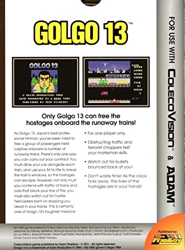 GOLGO 13, Colecovision