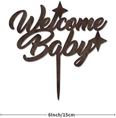 בברכה תינוק מין לחשוף עוגת כיסונים אישית חדש תינוק הריון הכרזה המפלגה טובות חדש תינוק מתנות עבור תינוק בני בנות כפרי עץ