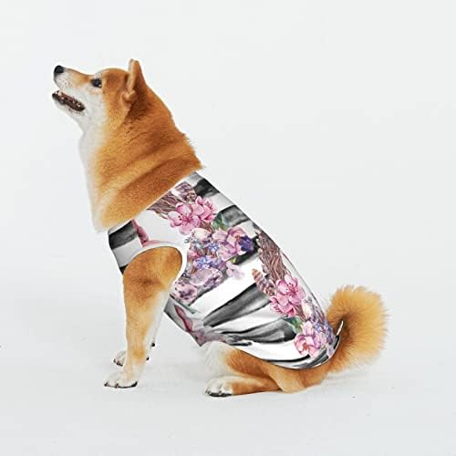 חולצות חיית מחמד כותנה אביב-שמחה-מאושרת-תלבושות גורים כלבים חתול כלב פיג'מה כלב רך.