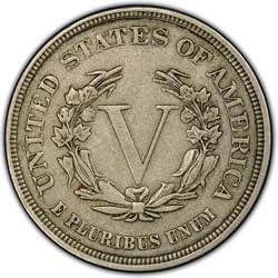 Liberty Five Cent, V Nickel 1910 מצב XF