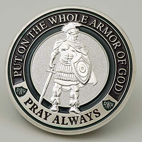Armor of God Challenge Coin - מדליון אספנים - כסף עתיק,