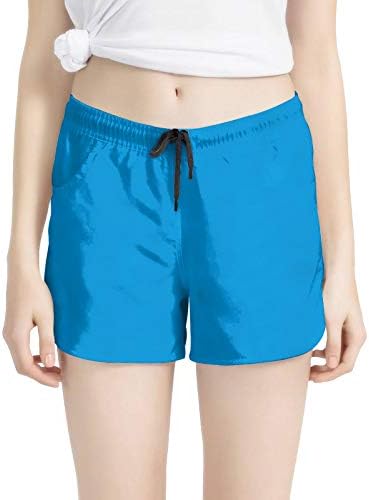 מכנסיים קצרים לנשים קיץ מזדמן פלוס גודל מותניים גבוהים רגל רחבה מכנסיים קצרים אמריקאים דגל אמריקאי נושם קיץ קצר עם כיסים