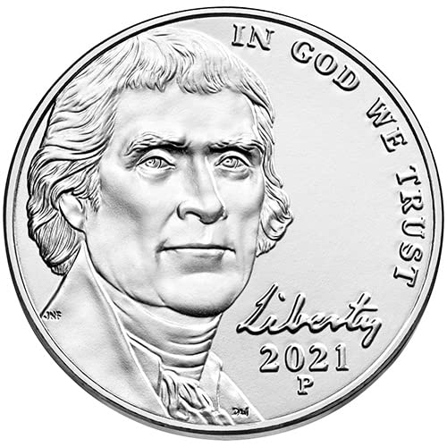 2021 P, D BU Jefferson Nickel Choice Uncirculated Us Mint 2 SET COIN SET