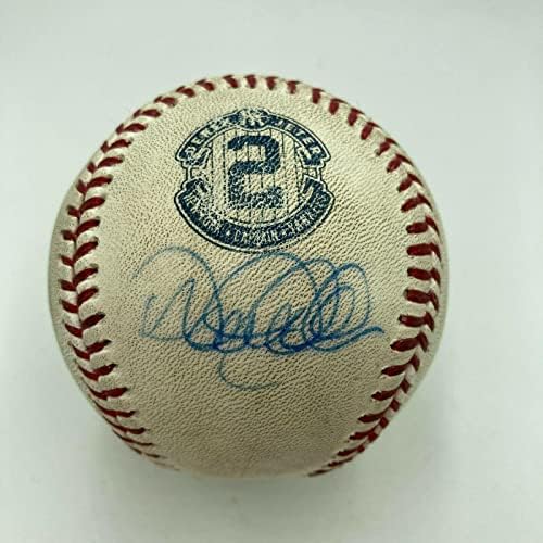 משחק חתימה של דרק ג'טר השתמש בייסבול מאחד ממשחקי הקריירה הסופיים שטיינר COA - משחק חתימה MLB משומש בייסבול