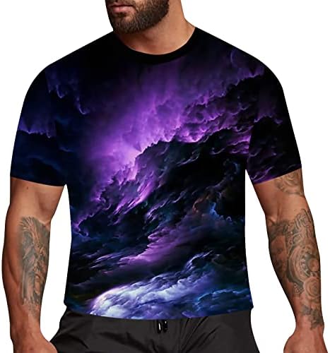 חולצות גברים בקיץ חולצות גברים יוניסקס 3D 3D חולצות מודפסות למבוגרים שרוול קצר Top T חולצות חבילה עבור