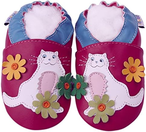 נעלי תינוקות של Prewalk נעלי עור רכות ילדה בלעדית תינוקות ילדים פעוט פעוט