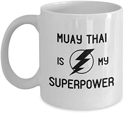 Muay Thai הוא הסופר -קפה שלי ספל ספל עמית לעבודה