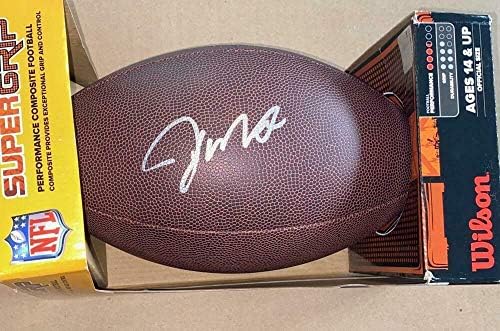 ג'ו מונטנה חתם על חתימה 49ers QB HOF Star Legend כדורגל NFL מלא עם COA - כדורגל חתימה