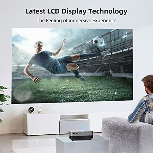 ZLXDP Q6 מקרן וידיאו לקולנוע ביתי מלא 1080p Beamer Beamer Wifi 10 תיבת טלוויזיה אופציונלית