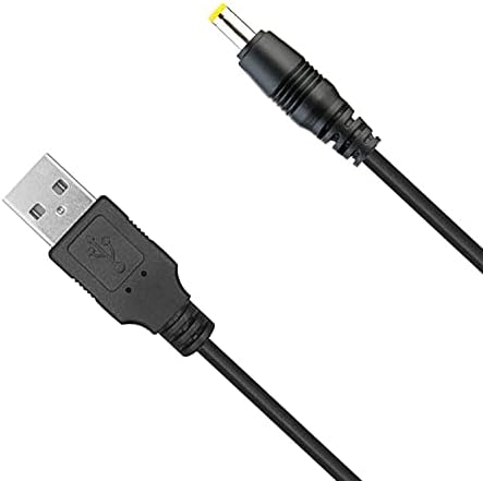 PPJ 2ft כבל USB עופרת מוביל מטען אספקת חשמל 2.5 ממקס 0.8 ממ 2.5x0.8 לטאבלט אנדרואיד