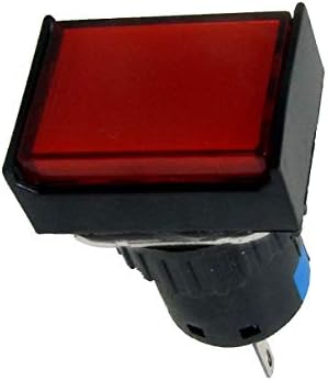 מתגי נעילה עצמית של AEXIT AC 220V 3A NO NC 3 מסופים אדום לחצן לחצן מתג לחצן מתג כפתור