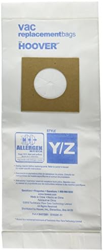שקית נייר הובר, סוג Y & Z Allergan 3PK
