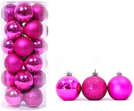תליון כדור לחג המולד, תליוני עץ חג המולד דקורטיביים אטומים דקורטיביים תלויים 40 ממ Baubles Baubles כדורים קישוטים
