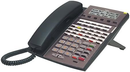 NEC 1090021 - NEC DSX 34B תצוגה טלפון עם טלפון רמקול ותאורה אחורית, שחור