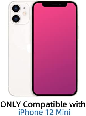 מגן מסך פרטיות אגקימבה תואם לאייפון 12 מיני, שיפוע 5.4 אינץ ' צבעוני אלקטרוליטי אנטי ריגול אנטי כחול התקנה קלה זכוכית מחוסמת