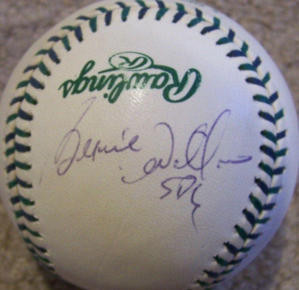 ברני וויליאמס חתום חתימה חתומה 2001 MLB All -Star Baseball JSA - כדורי בייסבול חתימה