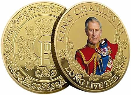 Lamptti המלך צ'ארלס השלישי מטבע הנצחה, המלך צ'ארלס השלישי הכתרת מזכרות מטבעות הכתרה 2023, מטבעות מתכת חוגגים את הוד מלכותו המלך צ'ארלס