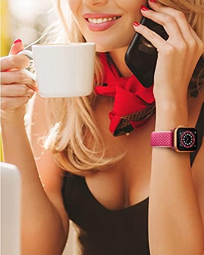 להקה תואמת להקות Apple Watch 38 ממ 40 ממ 42 ממ 44 ממ, רצועת החלפה נשים גברים רצועות יד תואמות לסדרת IWatch 6/5/4/3/2/1/SE