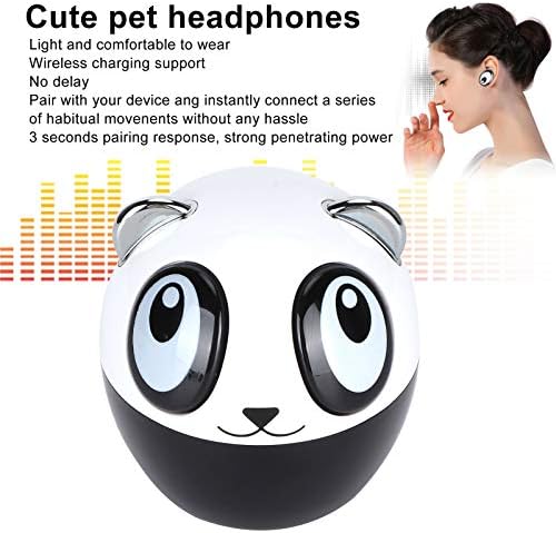 אוזניות נוער, 5.0 אוזניות אלחוטיות מיני אוזניים אוזניות דוב חמוד בסגנון Binaural Sport אוזניות