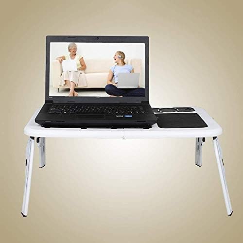 מעמד מחשב נייד מתכוונן של EYHLKM - השתמש בו כשולחן עומד מתקפל במשרד, מחשב נייד לכתיבה, שולחן נעים במיטה או על הספה - שולחן מחשב נייד עם