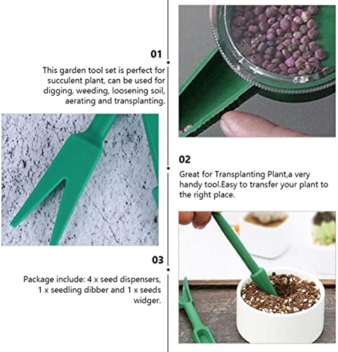 צמחים מקורה מתקן 1 סט גן דיבר קטן גן כלי סט פלסטיק דיבר מיני שתיל כלים צמחים בשרניים כלים בית צמחים