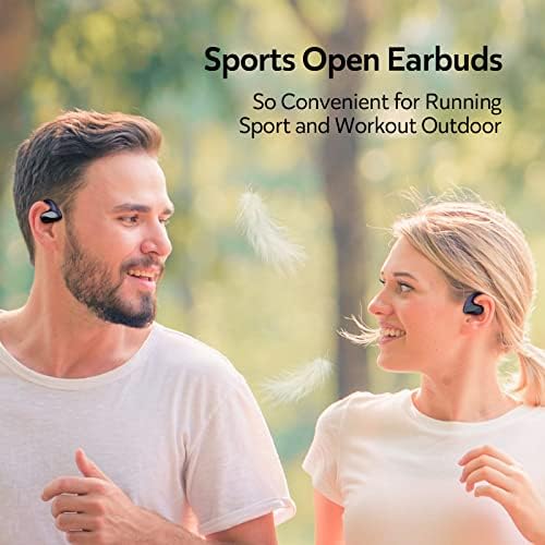 אוזניות אוזניות פתוחות של Ciodat, אוזניות Bluetooth אלחוטיות אמיתיות ואוזניות אלחוטיות 30 שעות זמן משחק