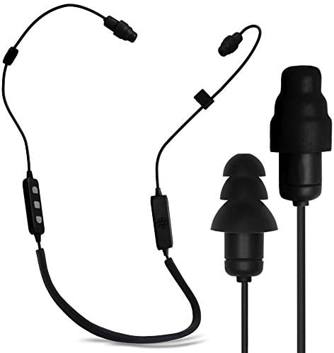Plugfones Libreate 2.0 Bluetooth אלחוטית אוזניים אוזניות אוזניות - אוזניות להפחתת רעש עם מבודד רעש מיקרופון ובקרות